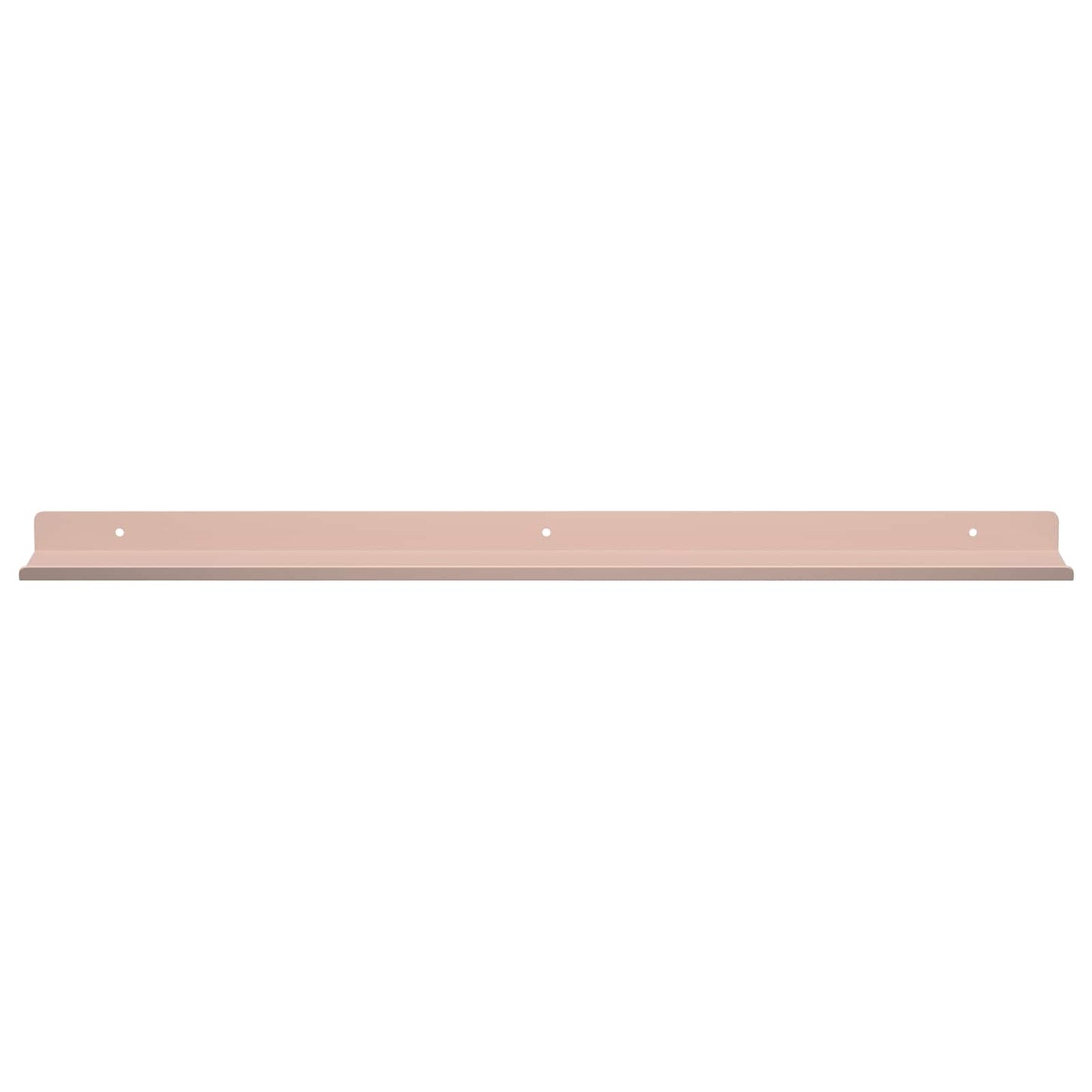 Mensola sospesa 4 pcs Rosa 60 x 8,5 x 2,5 cm Acciaio