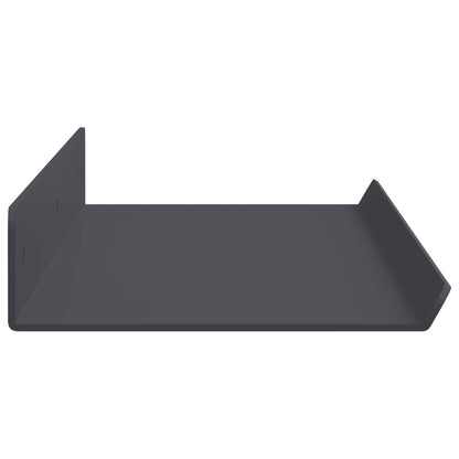 Mensola sospesa 2 pcs Antracite 60 x 8,5 x 2,5 cm Acciaio | homemem39