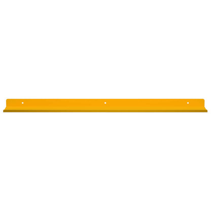 Mensola sospesa 4 pcs Giallo senape 60 x 8,5 x 2,5 cm Acciaio | homemem39