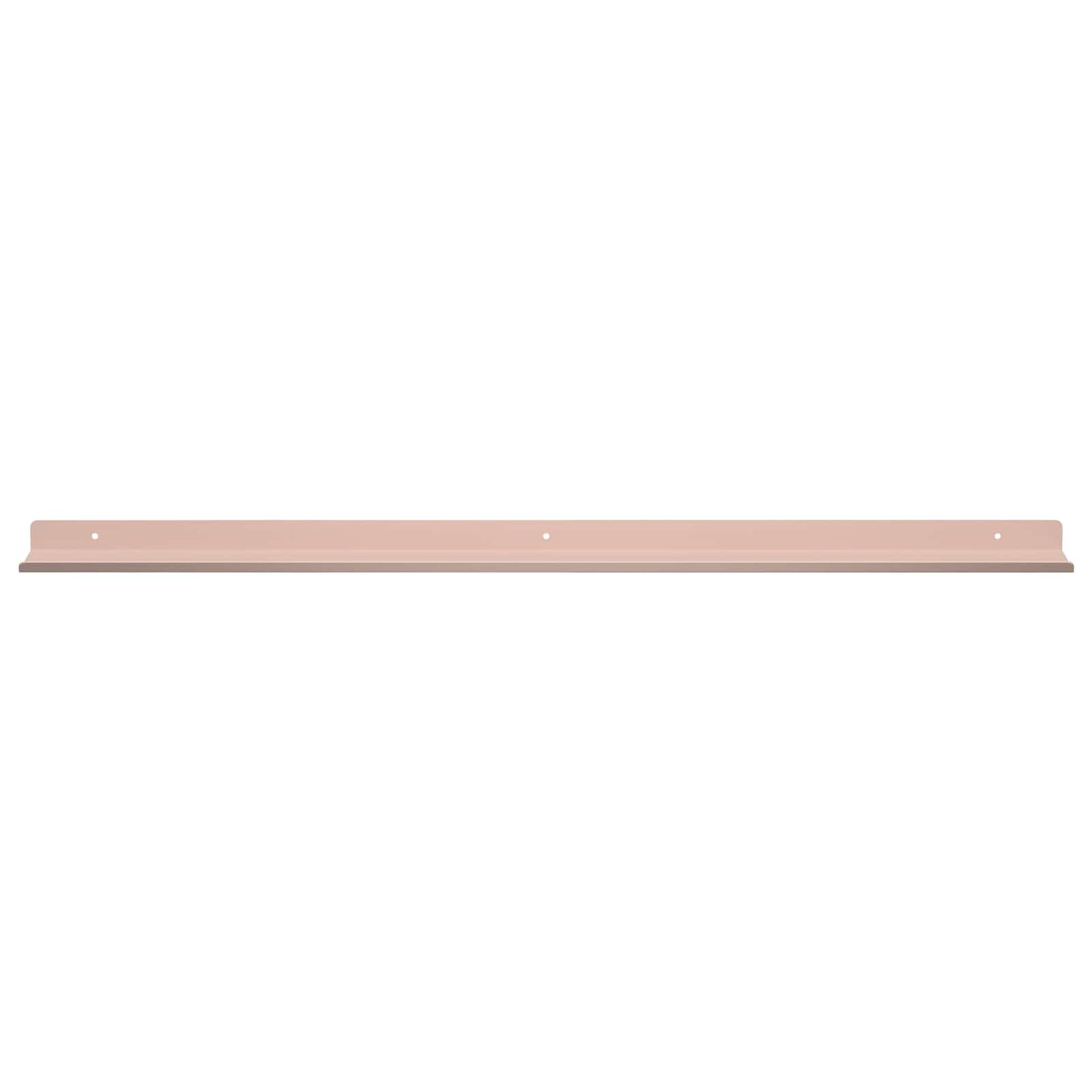 Mensola sospesa A parete 2 pcs Rosa 80 x 9 x 2,5 cm Acciaio | homemem39