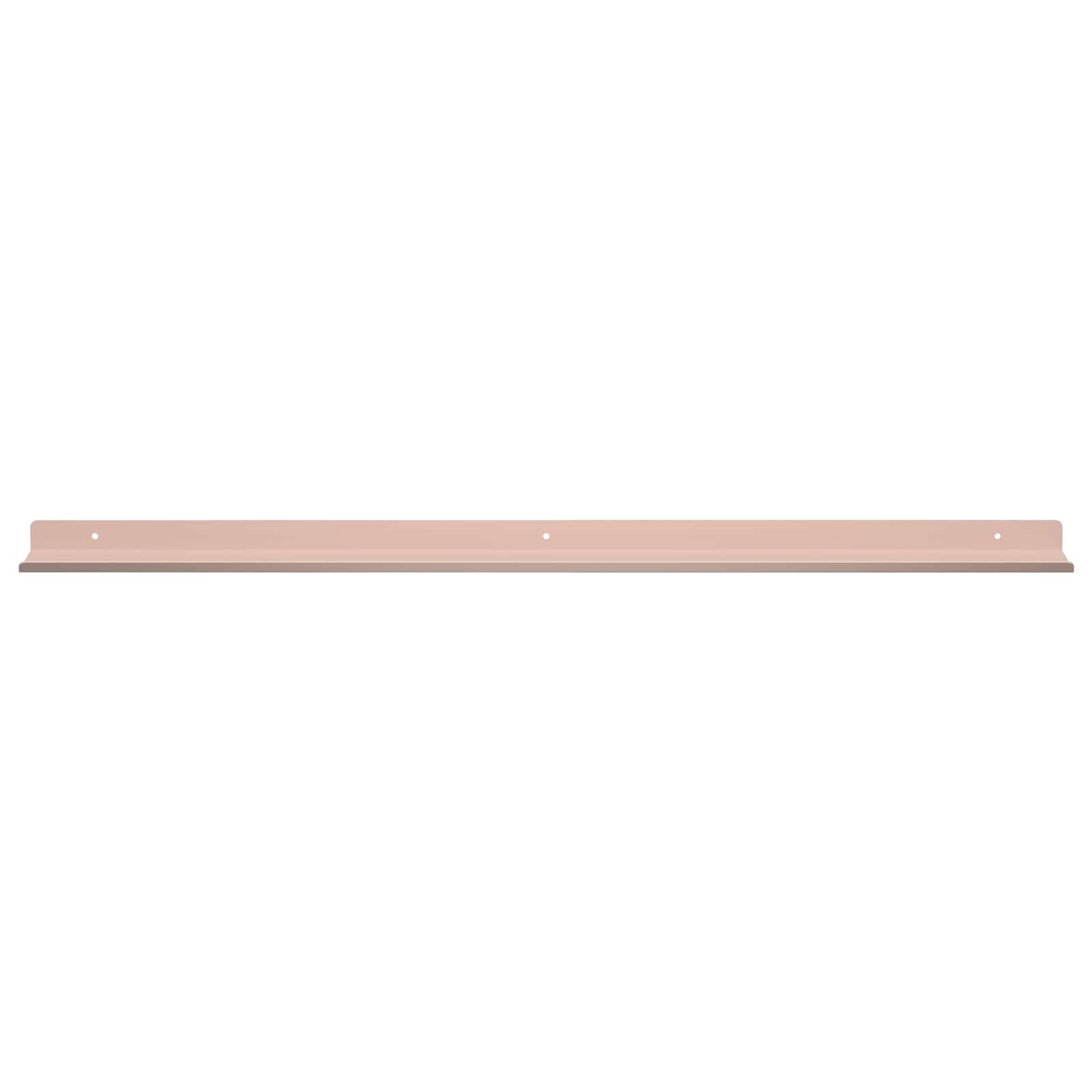 Mensola sospesa 4 pcs Rosa 80 x 9 x 2,5 cm Acciaio | homemem39