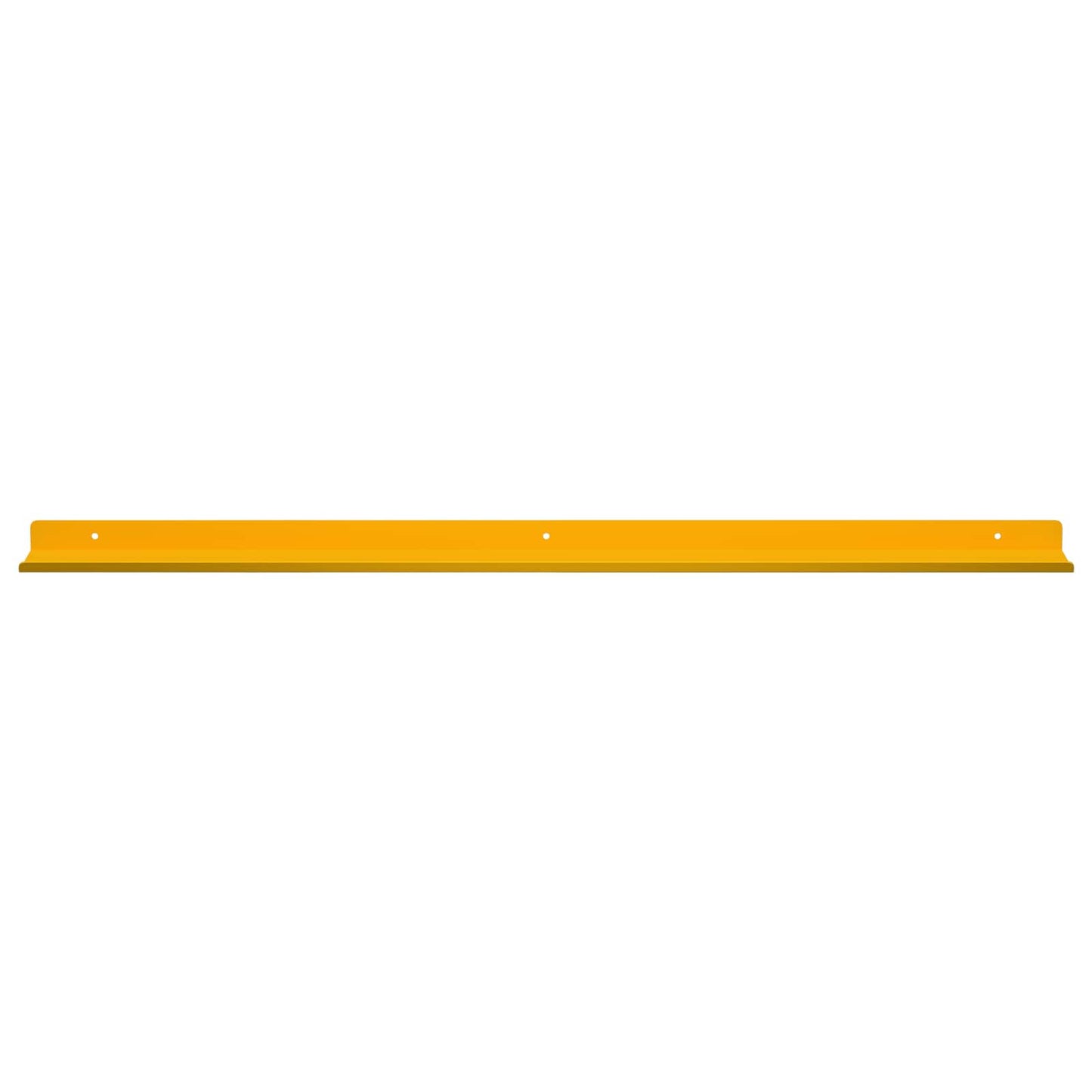 Mensola sospesa 2 pcs Giallo senape 80 x 9 x 2,5 cm Acciaio | homemem39