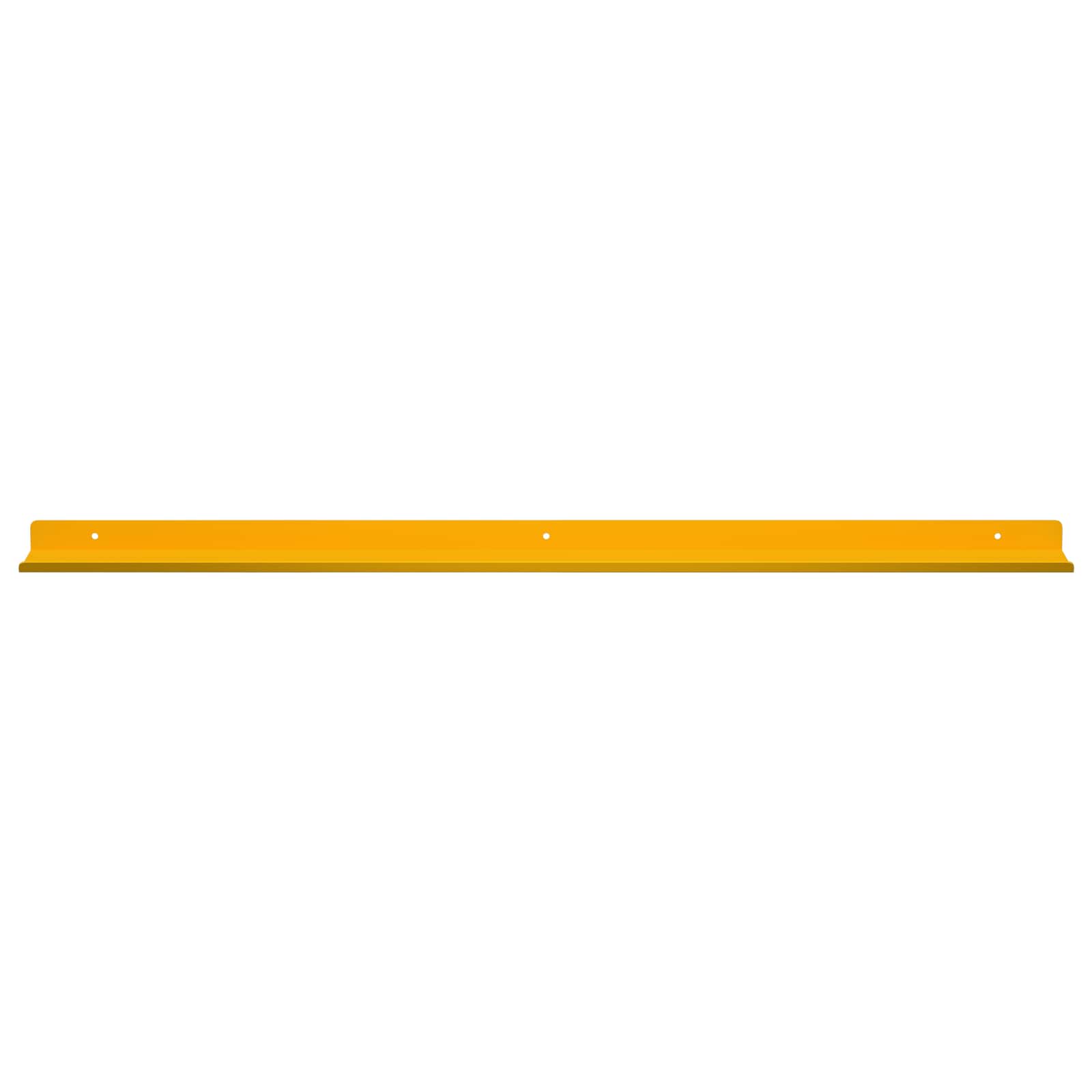 Mensola sospesa 2 pcs Giallo senape 80 x 9 x 2,5 cm Acciaio | homemem39