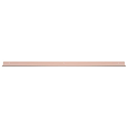 Mensola sospesa 2 pcs Rosa 100 x 9 x 2,5 cm Acciaio | homemem39
