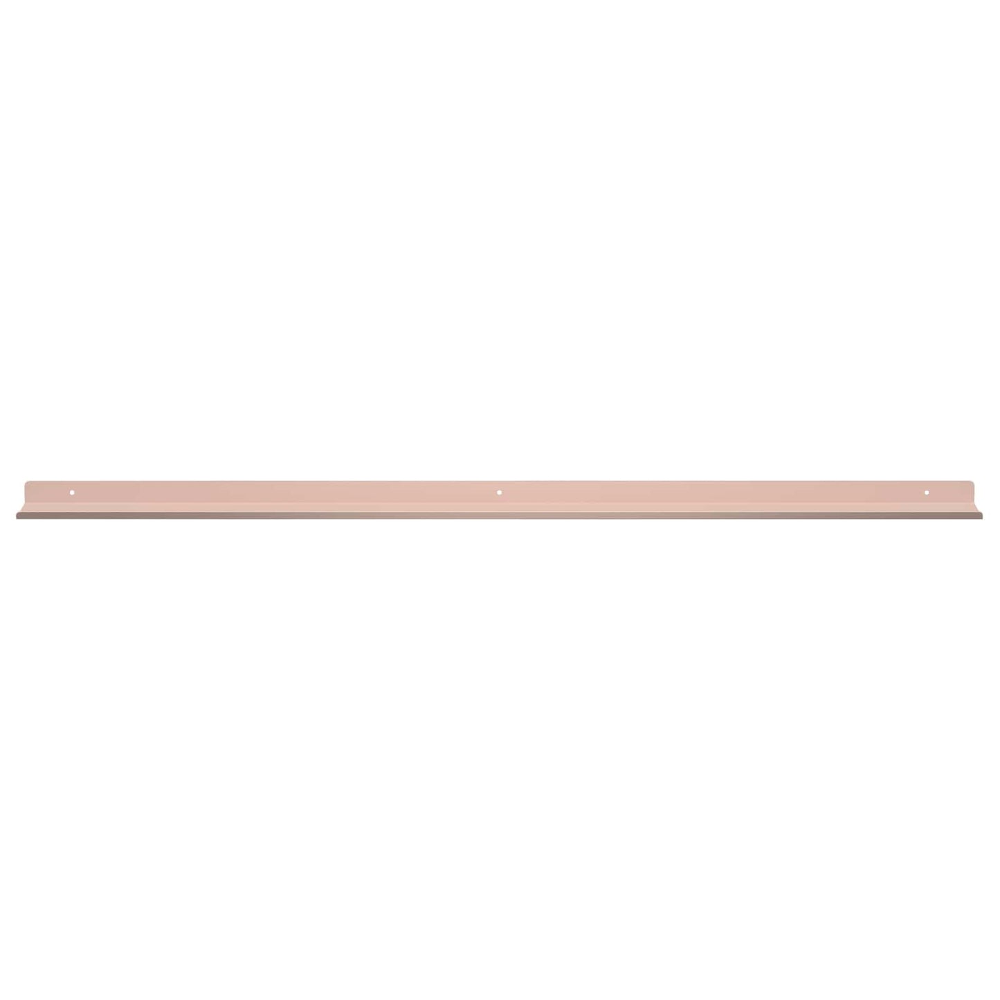 Mensola sospesa 4 pcs Rosa 100 x 9 x 2,5 cm Acciaio | homemem39