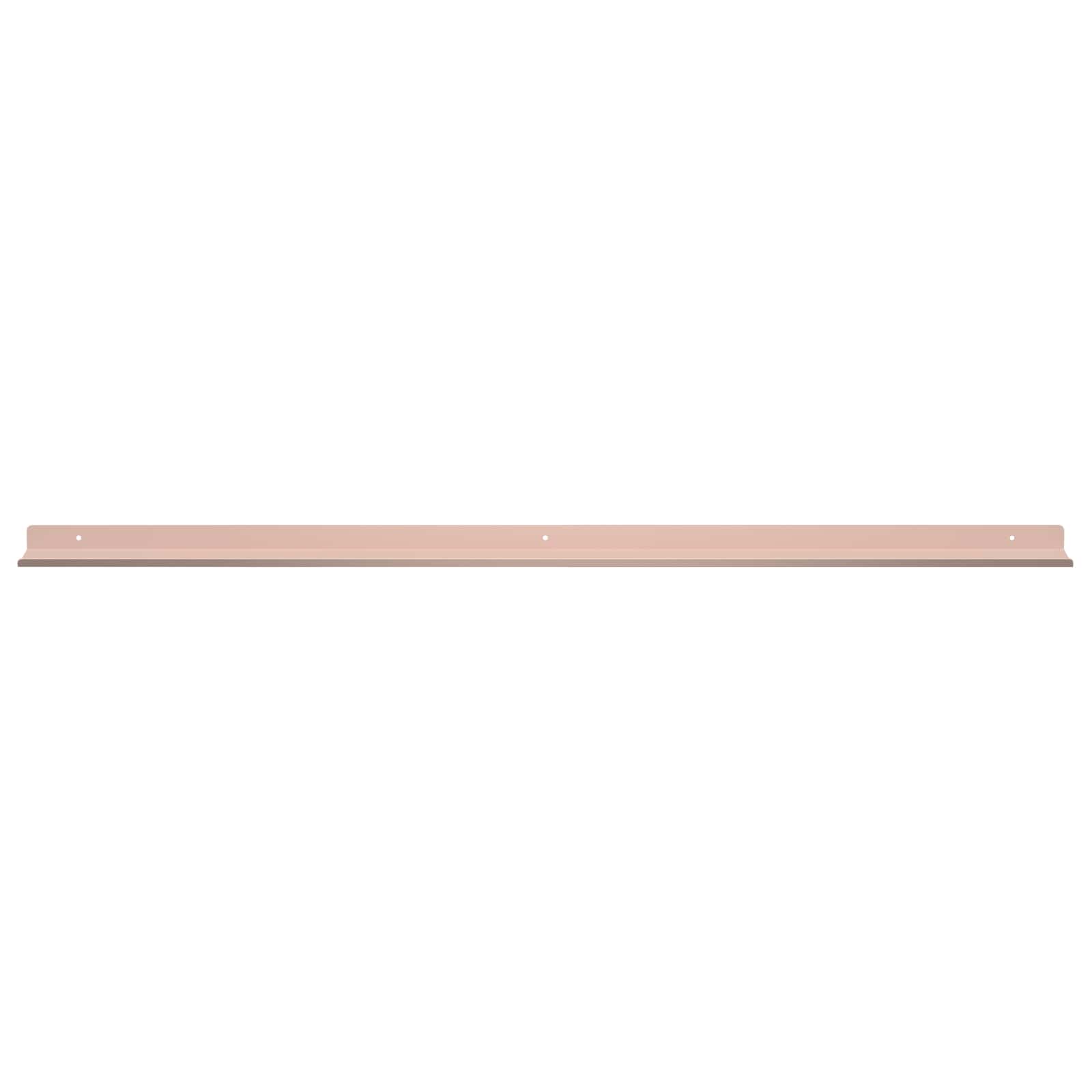 Mensola sospesa 4 pcs Rosa 100 x 9 x 2,5 cm Acciaio | homemem39