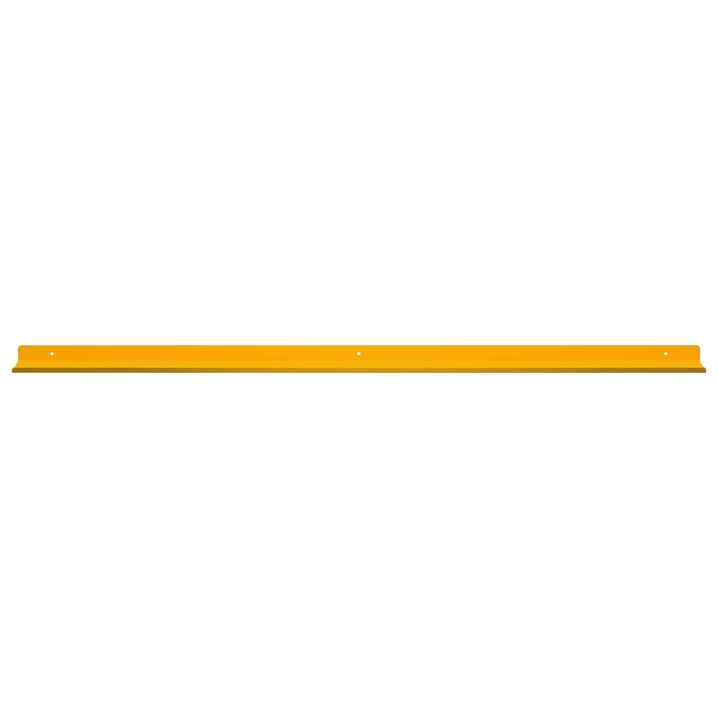 Mensola sospesa 2 pcs Giallo senape 100 x 9 x 2,5 cm Acciaio | homemem39