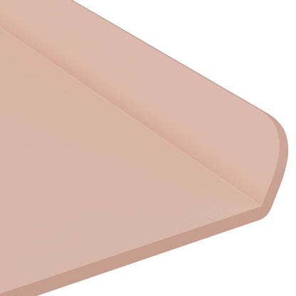 Mensola sospesa 2 pcs Rosa 30 x 18 x 2,5 cm Acciaio | homemem39