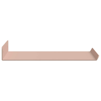 Mensola sospesa 2 pcs Rosa 30 x 18 x 2,5 cm Acciaio | homemem39