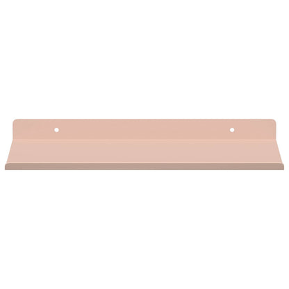 Mensola sospesa 4 pcs Rosa 30 x 18 x 2,5 cm Acciaio | homemem39