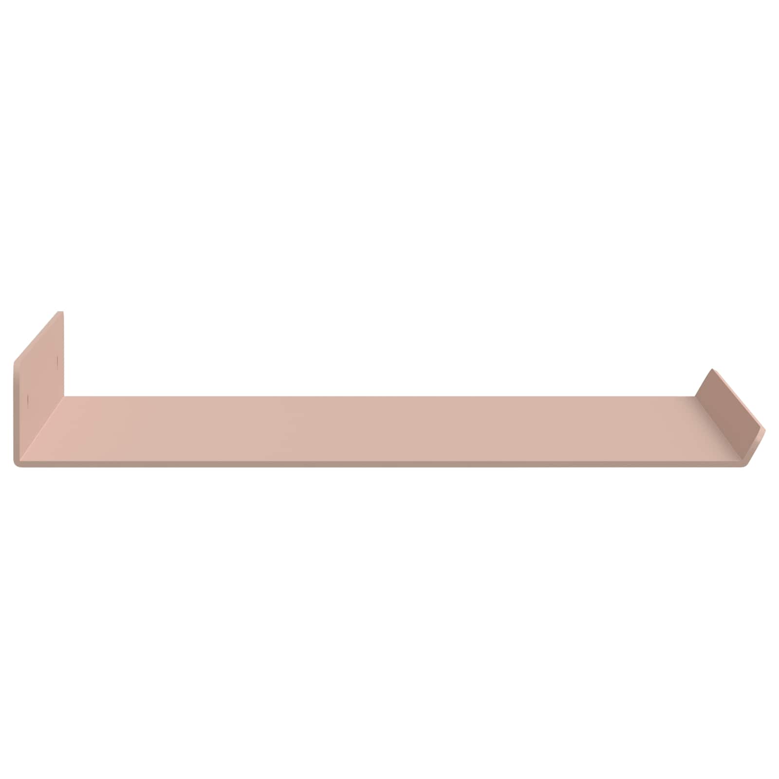 Mensola sospesa 4 pcs Rosa 30 x 18 x 2,5 cm Acciaio | homemem39