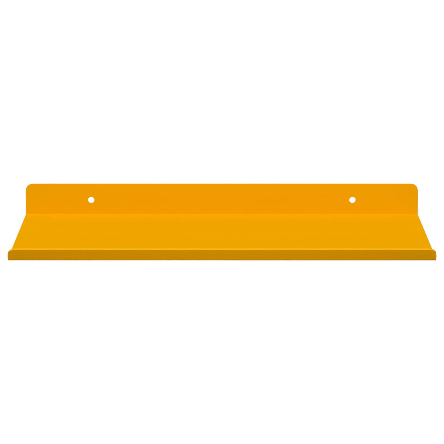 Mensola sospesa 2 pcs Giallo senape 30 x 18 x 2,5 cm Acciaio | homemem39