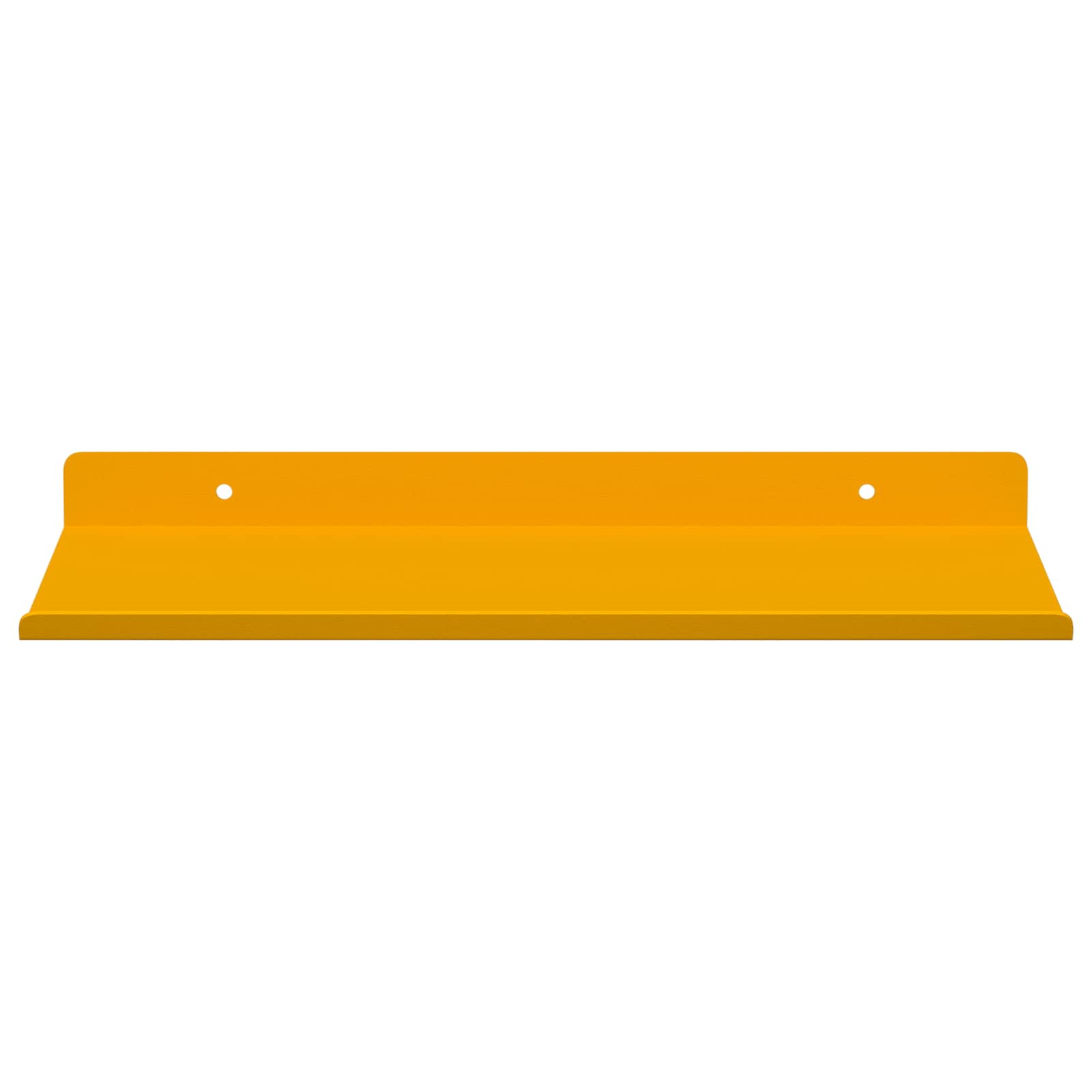 Mensola sospesa 2 pcs Giallo senape 30 x 18 x 2,5 cm Acciaio | homemem39