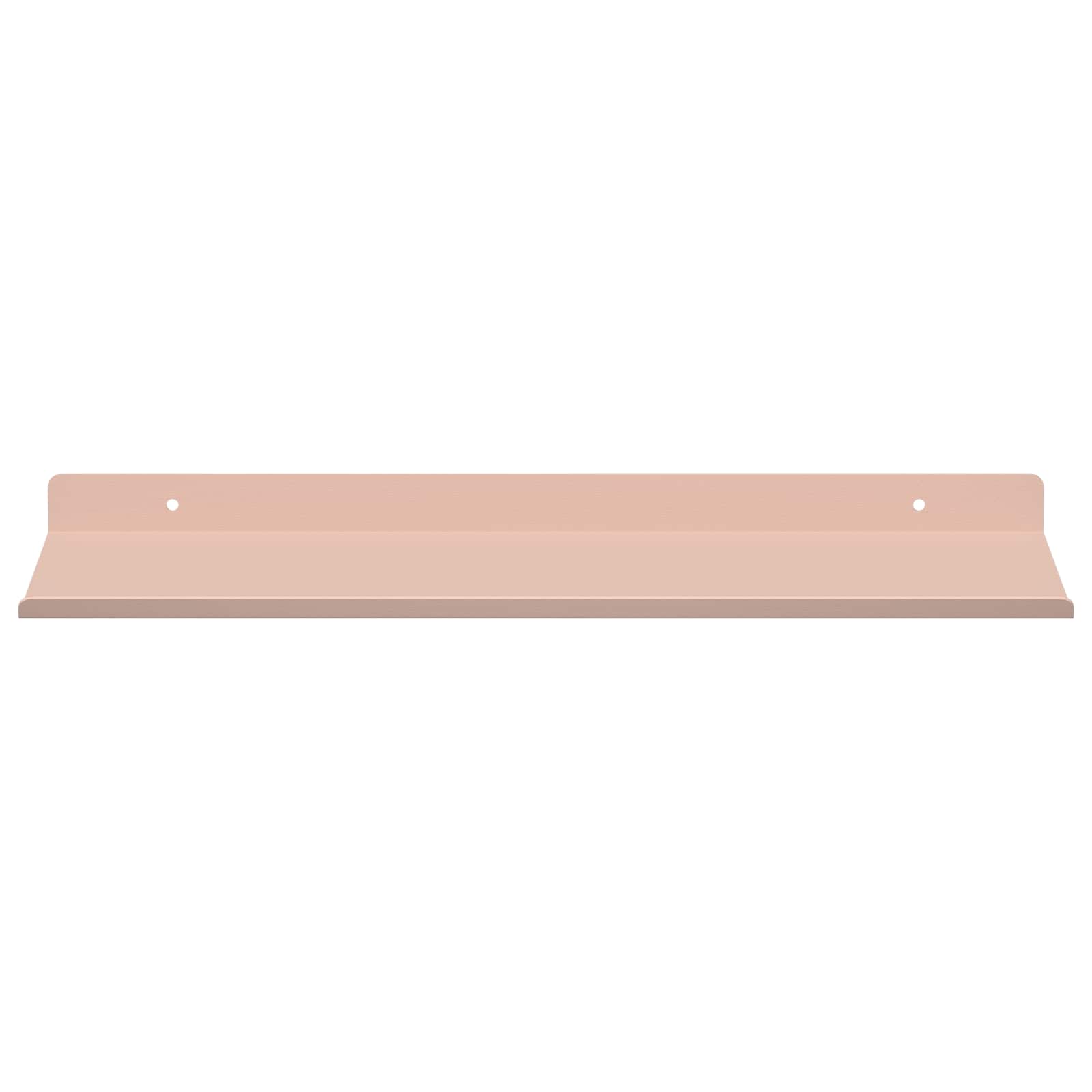 Mensola sospesa 4 pcs Rosa 40 x 18 x 2,5 cm Acciaio | homemem39