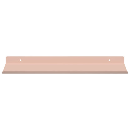 Mensola sospesa 4 pcs Rosa 40 x 18 x 2,5 cm Acciaio | homemem39