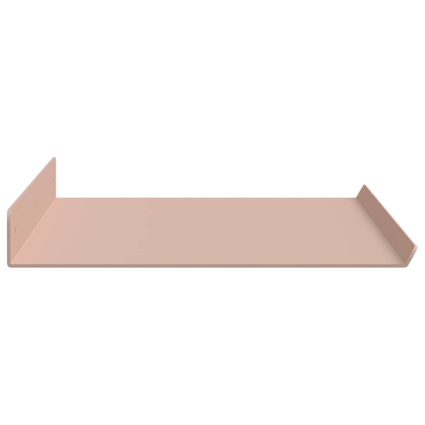Mensola sospesa 4 pcs Rosa 60 x 18 x 2,5 cm Acciaio | homemem39