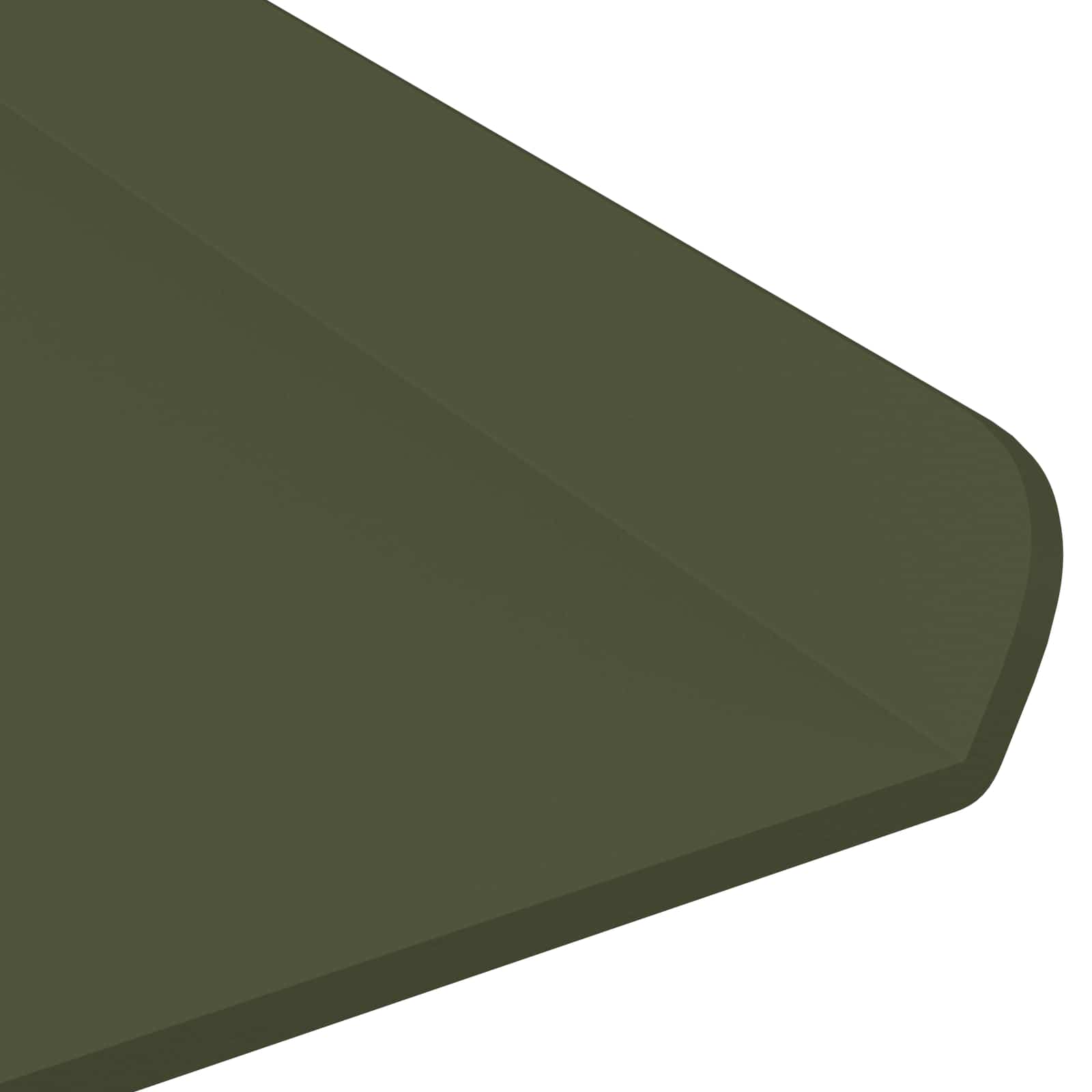 Mensola sospesa 4 pcs Verde oliva 80 x 18 x 2,5 cm Acciaio | homemem39