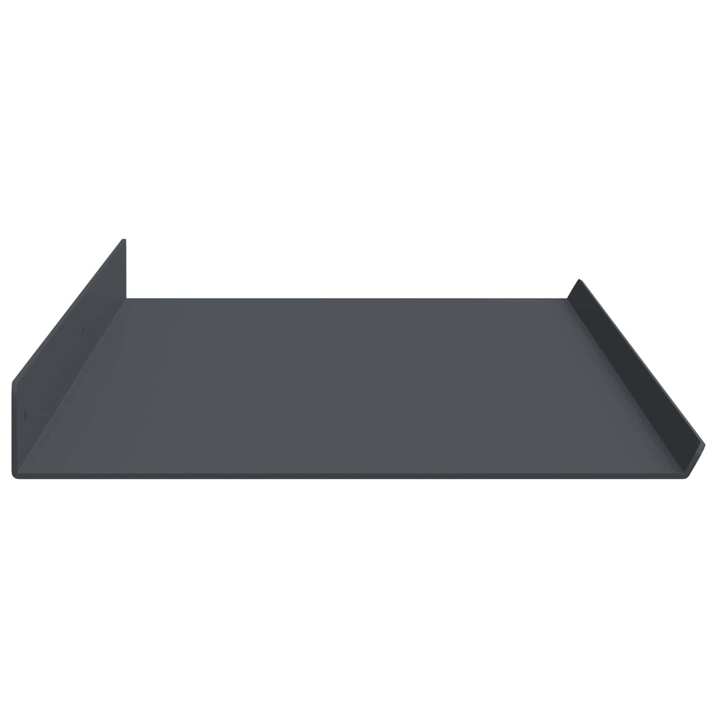 Mensola sospesa 4 pcs Antracite 100 x 18 x 2,5 cm Acciaio | homemem39