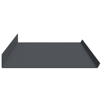 Mensola sospesa 4 pcs Antracite 100 x 18 x 2,5 cm Acciaio | homemem39