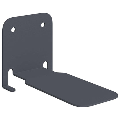 Mensola sospesa 4 pcs Antracite 6 x 10,8 x 6,6 cm | homemem39