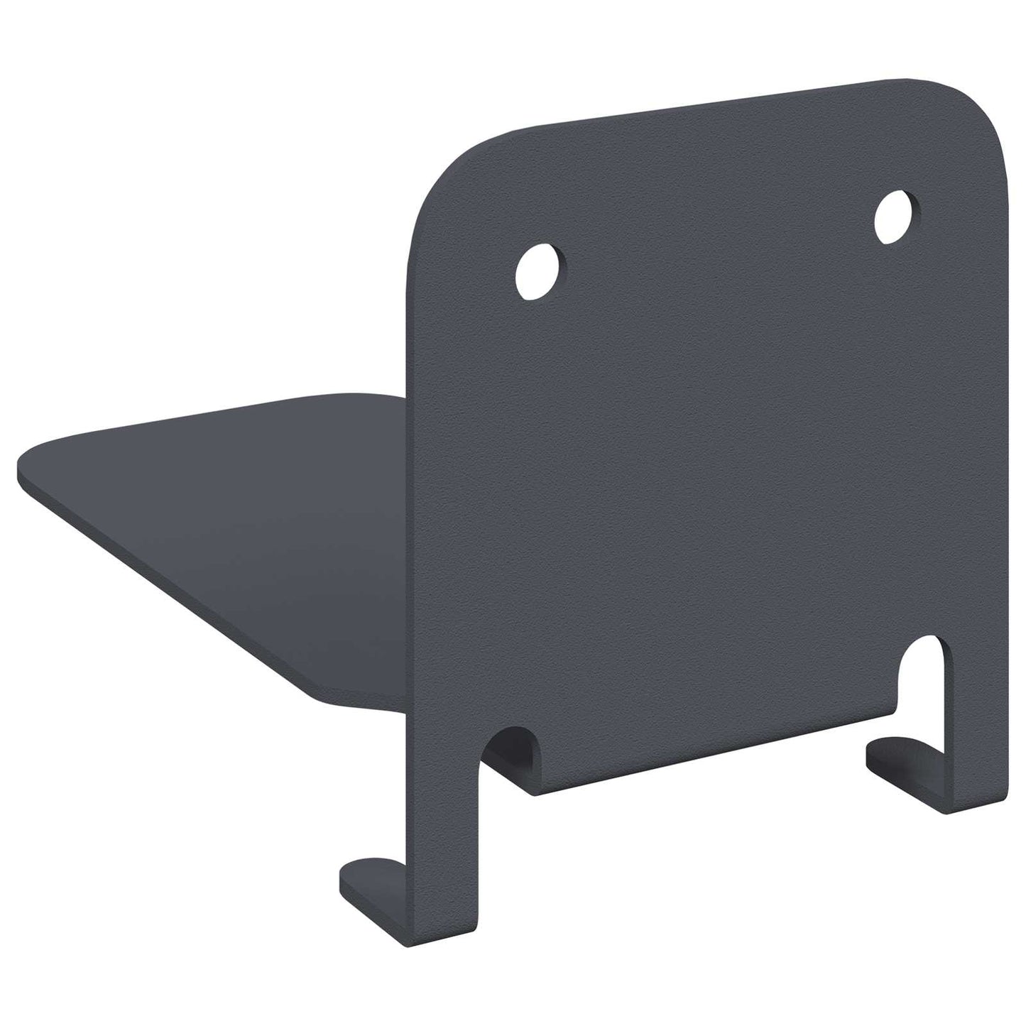 Mensola sospesa 4 pcs Antracite 6 x 10,8 x 6,6 cm | homemem39