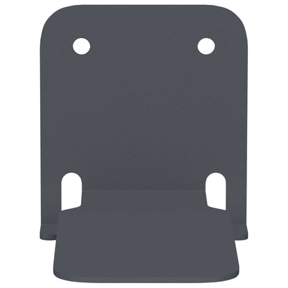 Mensola sospesa 4 pcs Antracite 6 x 10,8 x 6,6 cm | homemem39