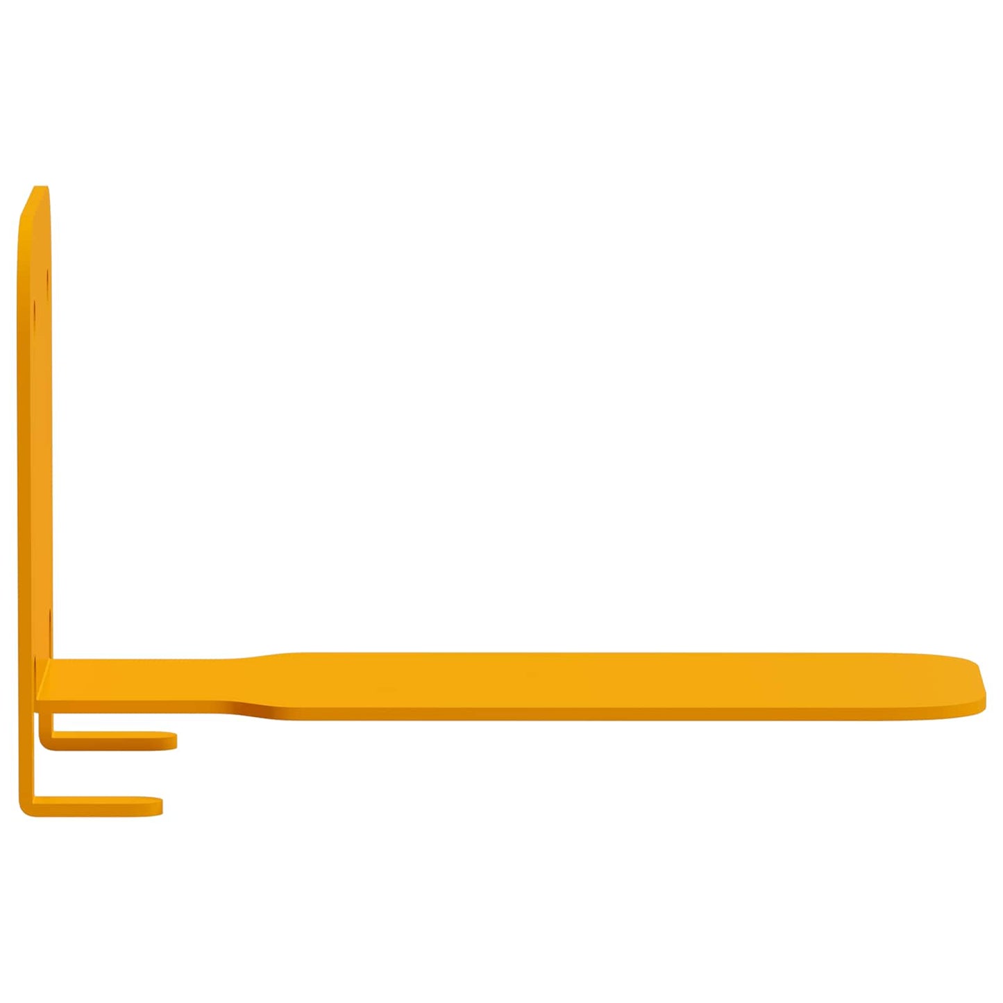 Mensola sospesa 4 pcs Giallo senape 6 x 10,8 x 6,6 cm | homemem39