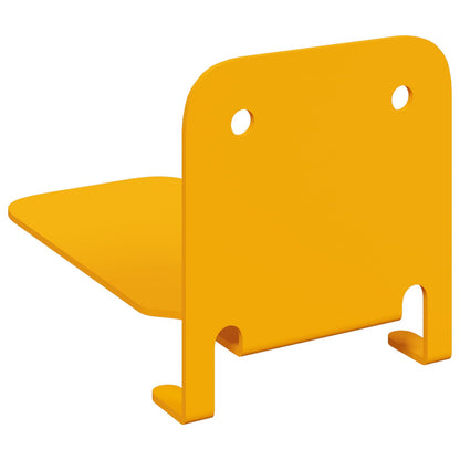 Mensola Flottante Invisibile A parete 24 pcs Giallo senape | homemem39