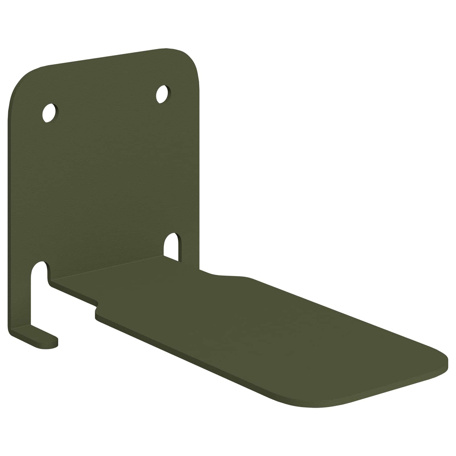 Mensola sospesa 8 pcs Verde oliva 6 x 10,8 x 6,6 cm | homemem39