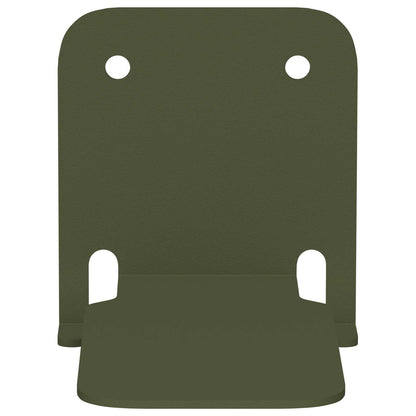 Mensola sospesa 8 pcs Verde oliva 6 x 10,8 x 6,6 cm | homemem39