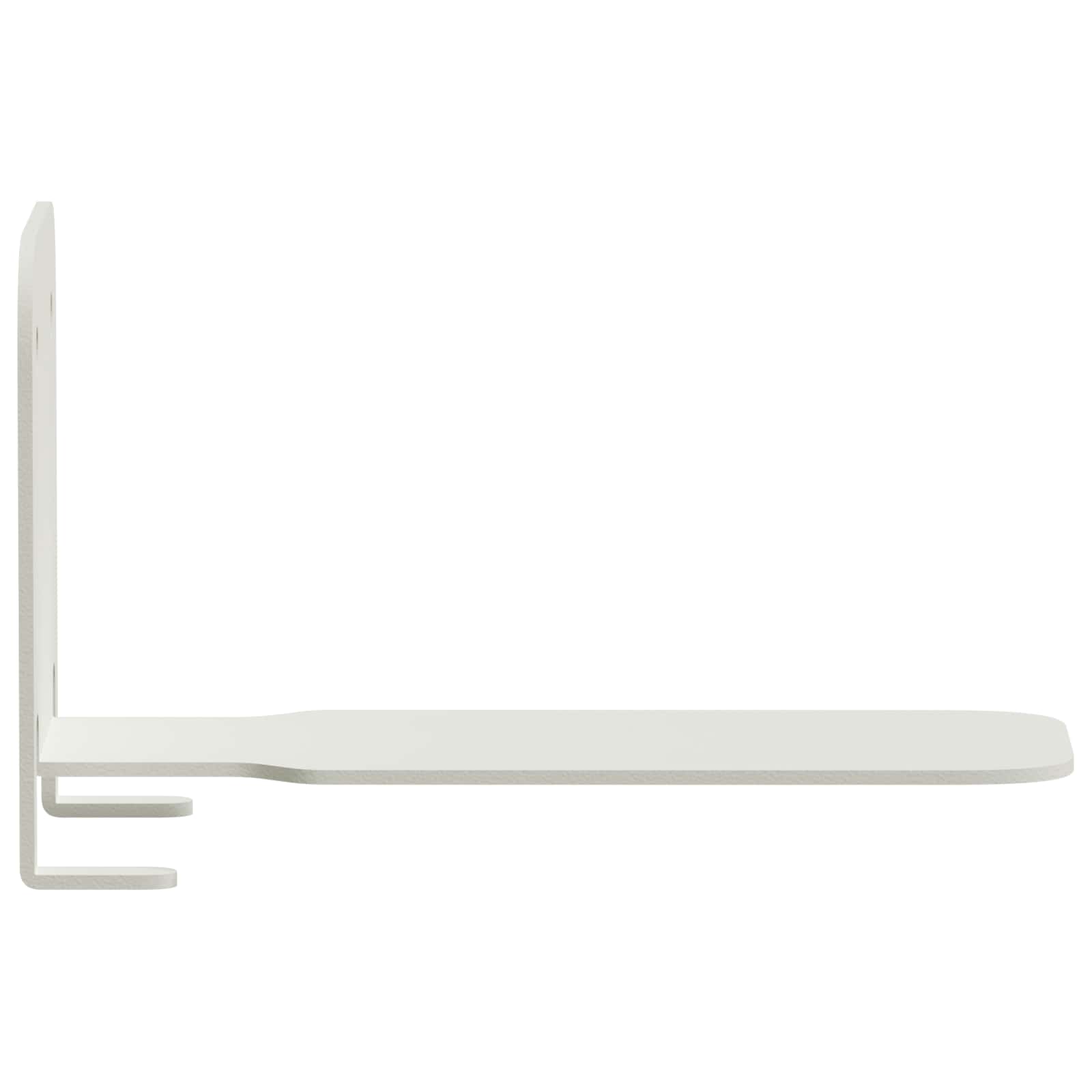 Mensola sospesa con lo scaffale 4 pcs Bianco 6 x 10,8 x 6,6 cm | homemem39