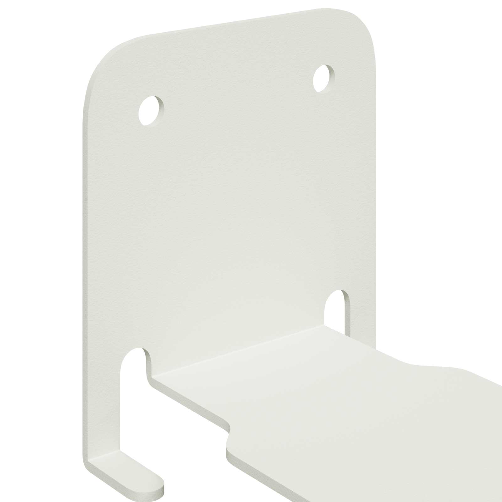 Mensola sospesa con lo scaffale 8 pcs Bianco 6 x 10,8 x 6,6 cm | homemem39