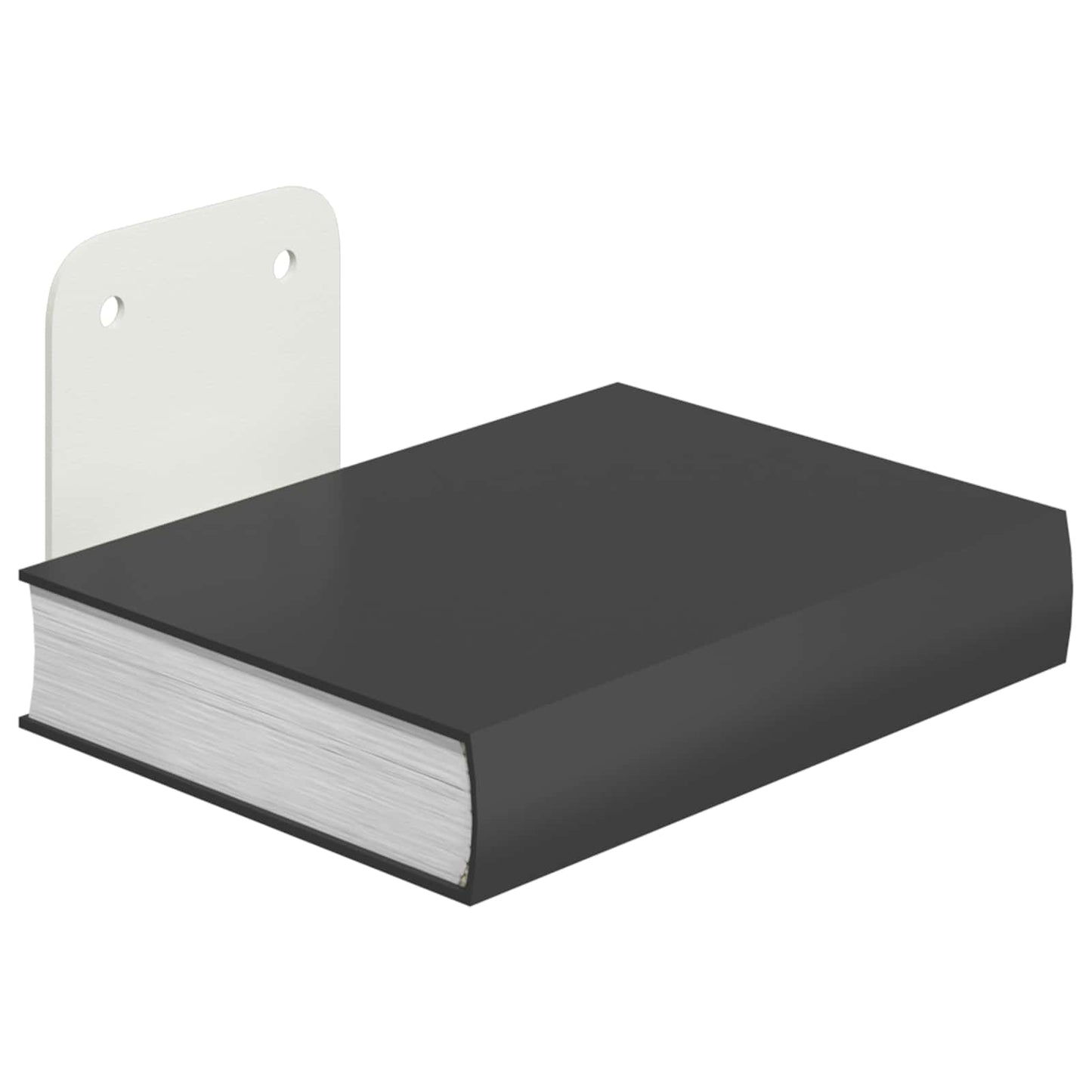 Mensola sospesa con lo scaffale 24 pcs Bianco 6 x 10,8 x 6,6 cm | homemem39
