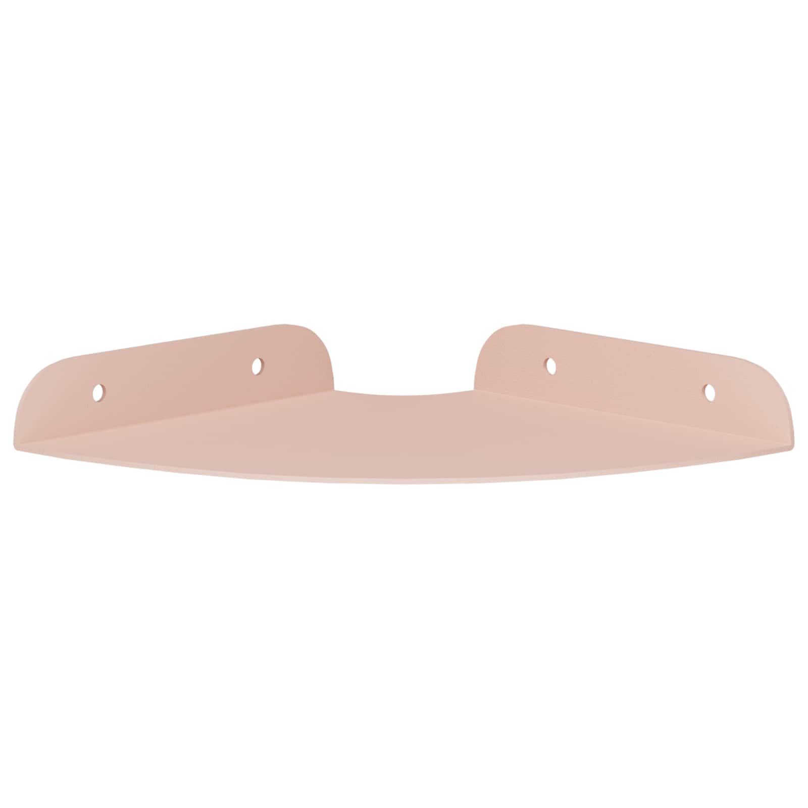 Mensola sospesa con lo scaffale 2 pcs Rosa 15 x 15 x 2 cm | homemem39