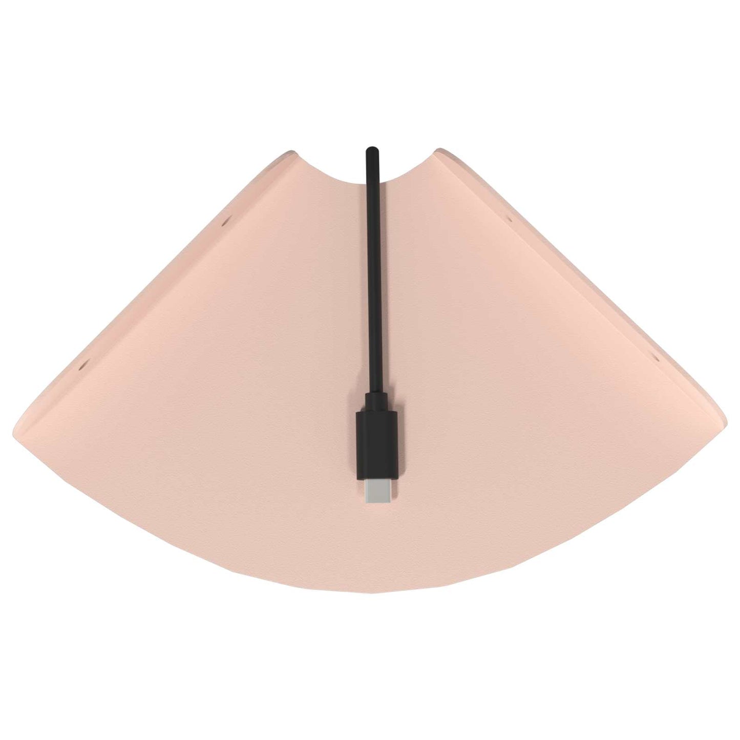 Mensola sospesa con lo scaffale 2 pcs Rosa 15 x 15 x 2 cm | homemem39