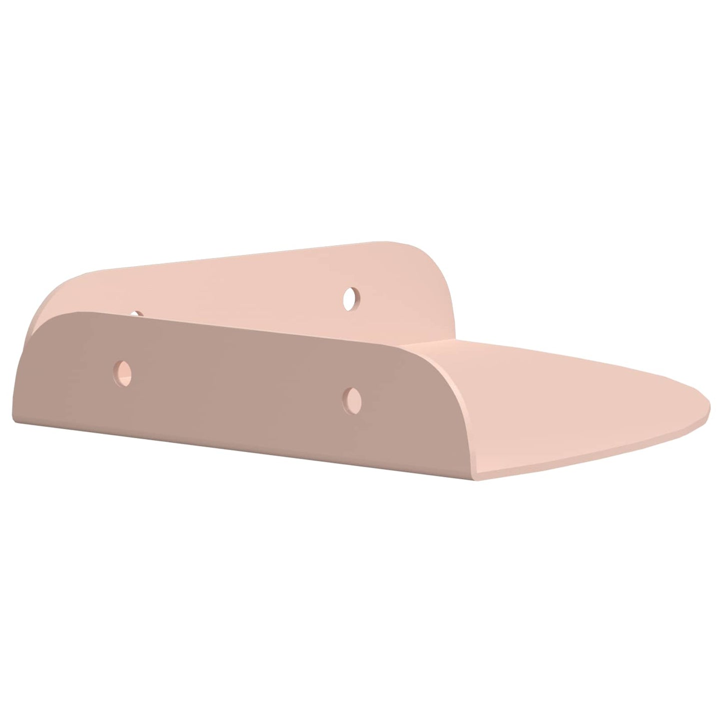 Mensola sospesa con lo scaffale 2 pcs Rosa 15 x 15 x 2 cm | homemem39