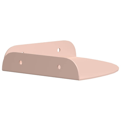 Mensola sospesa con lo scaffale 2 pcs Rosa 15 x 15 x 2 cm | homemem39