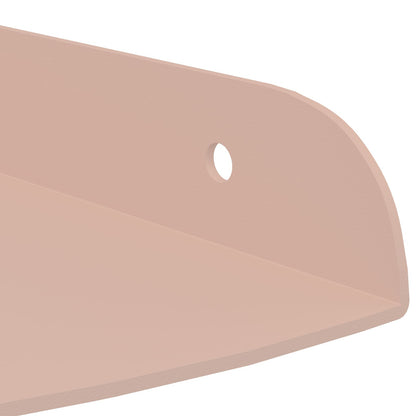 Mensola sospesa con lo scaffale 4 pcs Rosa 15 x 15 x 2 cm | homemem39