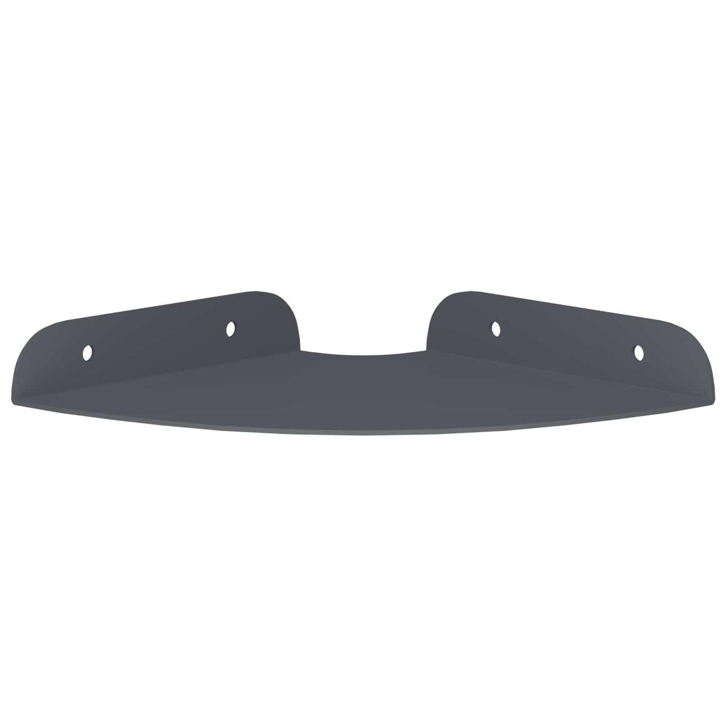 Mensola sospesa con lo scaffale 4 pcs Antracite 15 x 15 x 2 cm | homemem39