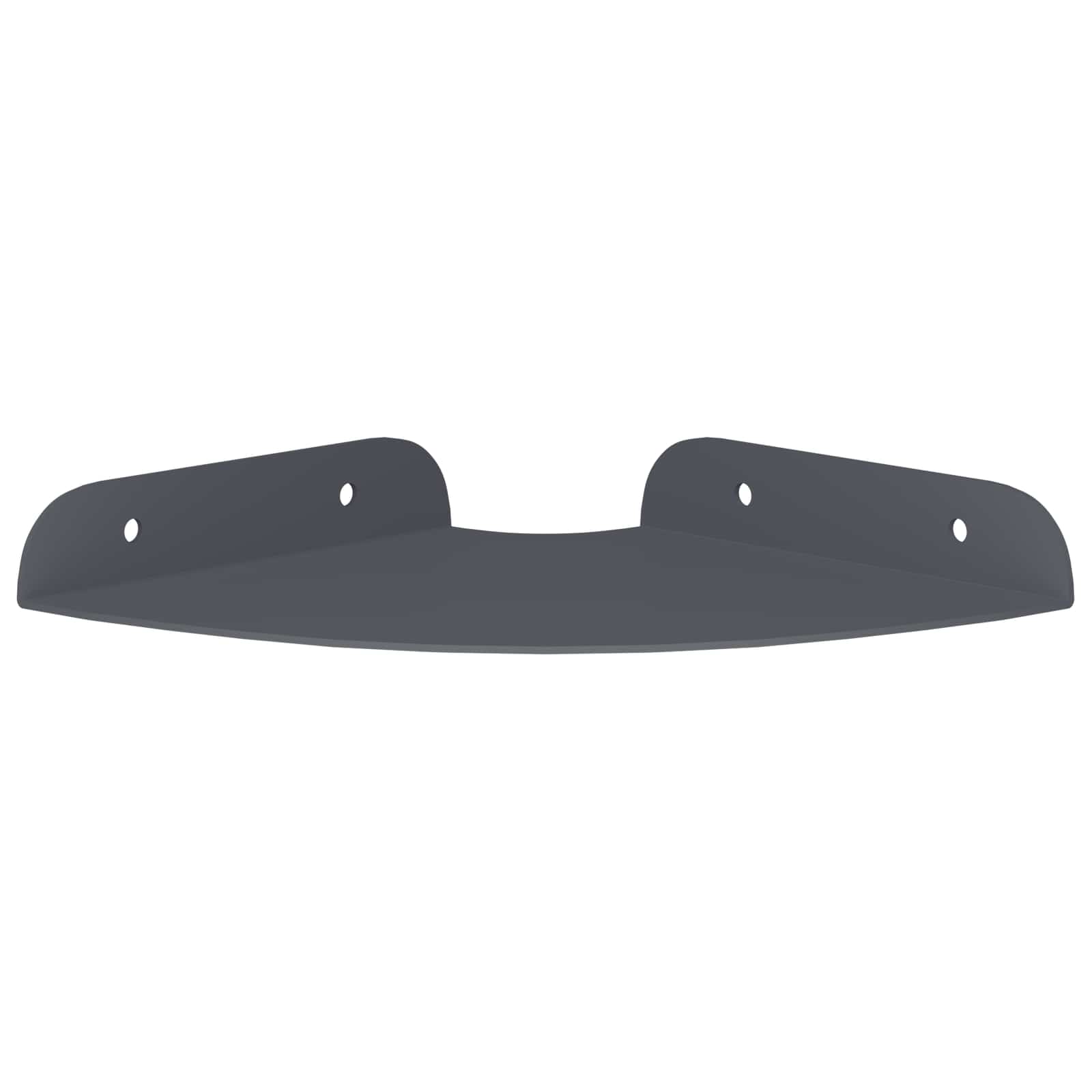 Mensola sospesa con lo scaffale 4 pcs Antracite 15 x 15 x 2 cm | homemem39
