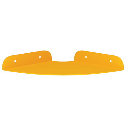 Mensola sospesa 2 pcs Giallo senape 15 x 15 x 2 cm | homemem39
