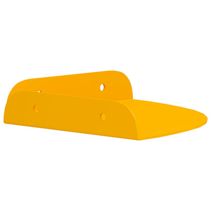 Mensola sospesa 2 pcs Giallo senape 15 x 15 x 2 cm | homemem39