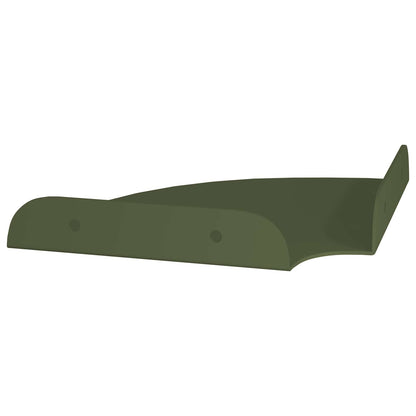 Mensola sospesa 2 pcs Verde oliva 15 x 15 x 2 cm | homemem39