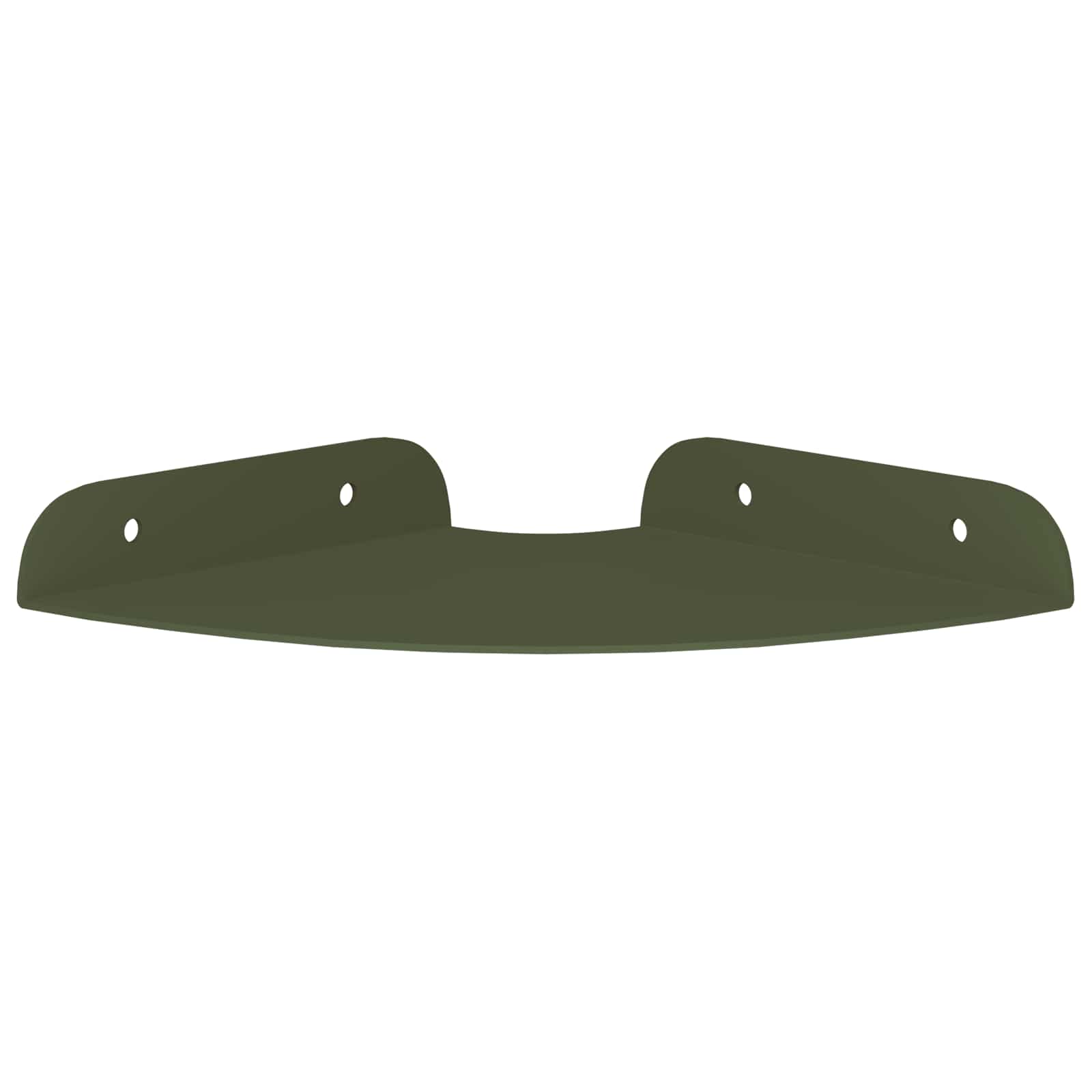Mensola sospesa 2 pcs Verde oliva 15 x 15 x 2 cm | homemem39