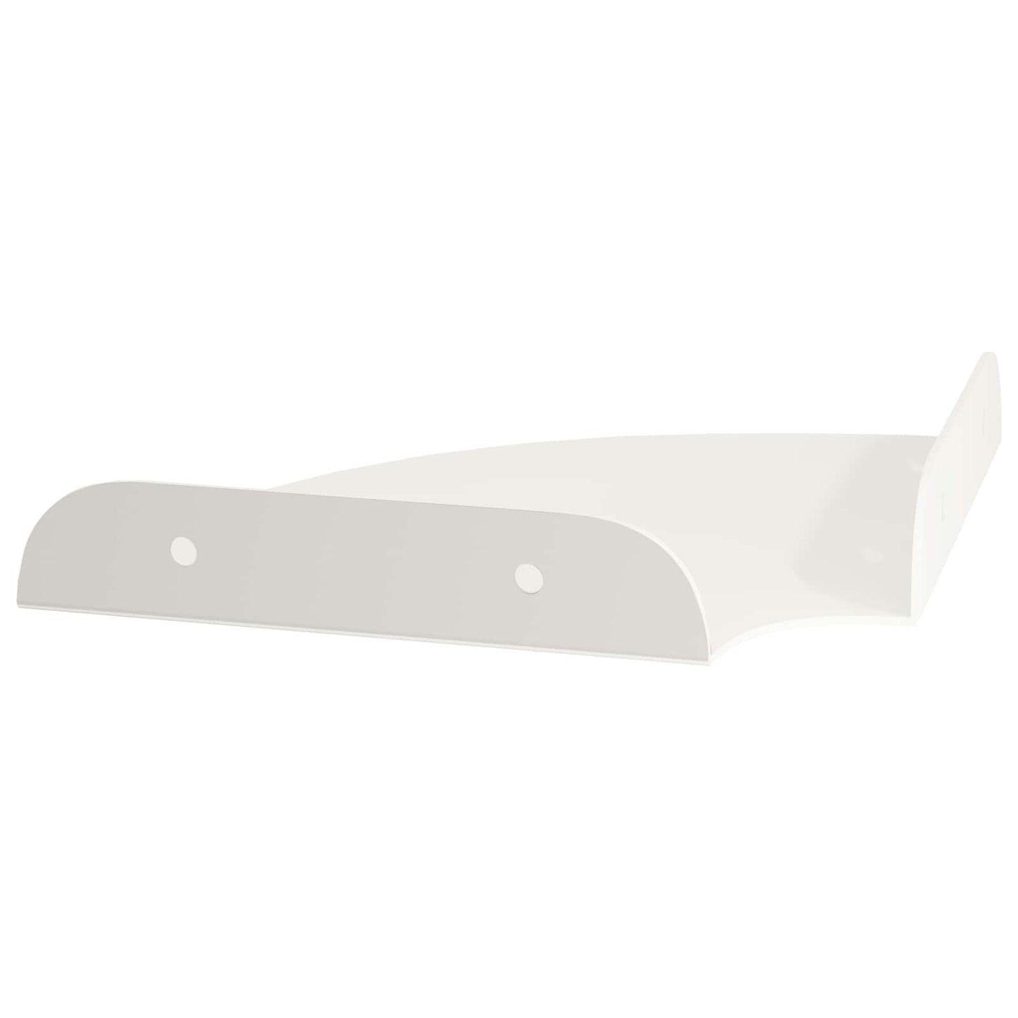 Mensola sospesa con lo scaffale 2 pcs Bianco 15 x 15 x 2 cm | homemem39