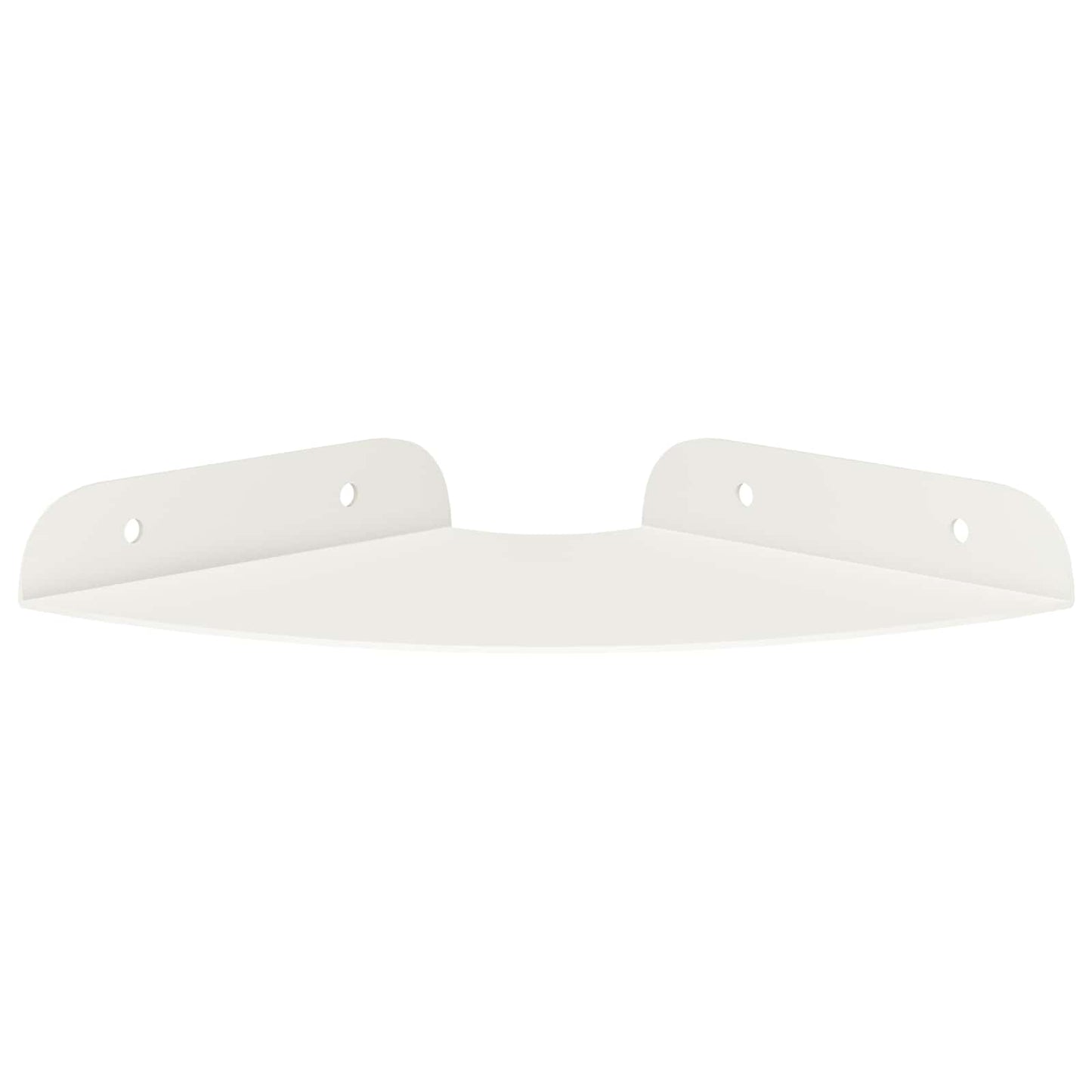 Mensola sospesa con lo scaffale 2 pcs Bianco 15 x 15 x 2 cm | homemem39