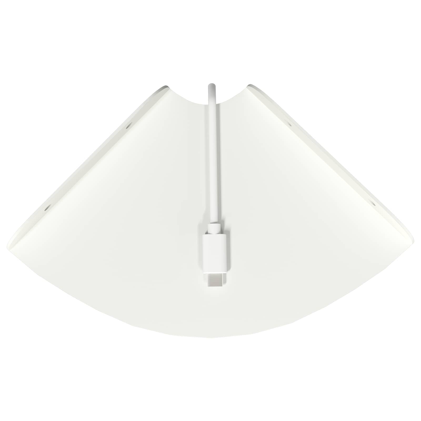 Mensola sospesa con lo scaffale 2 pcs Bianco 15 x 15 x 2 cm | homemem39