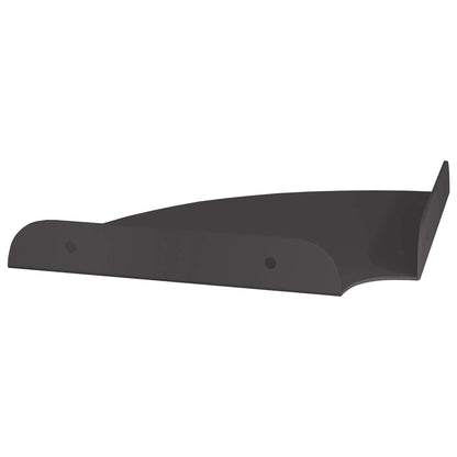 Mensola sospesa con lo scaffale 4 pcs Nero 18 x 18 x 2 cm | homemem39