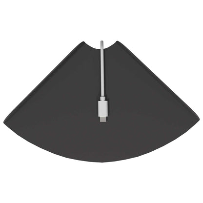 Mensola sospesa con lo scaffale 4 pcs Nero 18 x 18 x 2 cm | homemem39