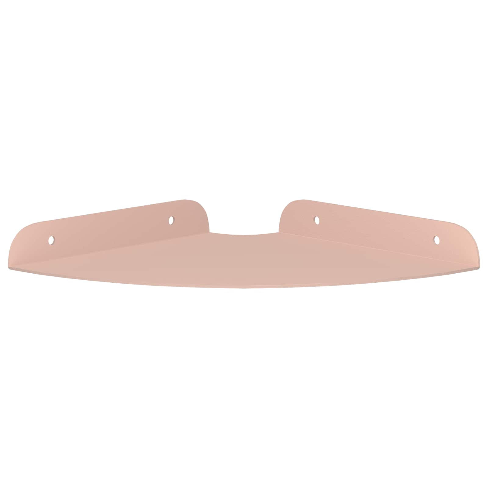 Mensola sospesa con lo scaffale 2 pcs Rosa 18 x 18 x 2 cm | homemem39